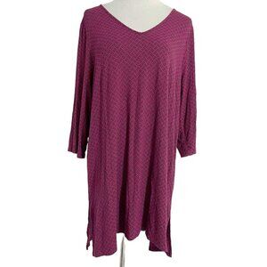 J. Jill Large Top Blouse Tunic LAgenlook Wearever Collection